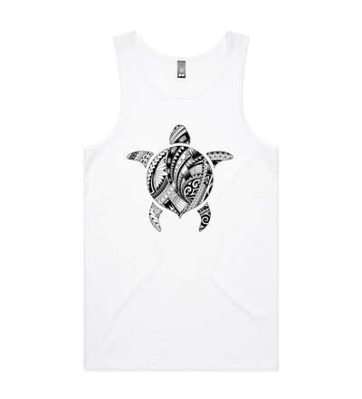 Polynesian Turtle - Mens Lowdown Singlet Thumbnail