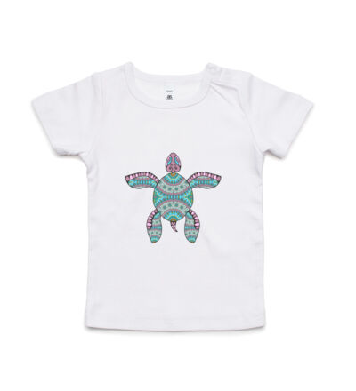Turquoise Turtle - Kids Wee Tee Thumbnail