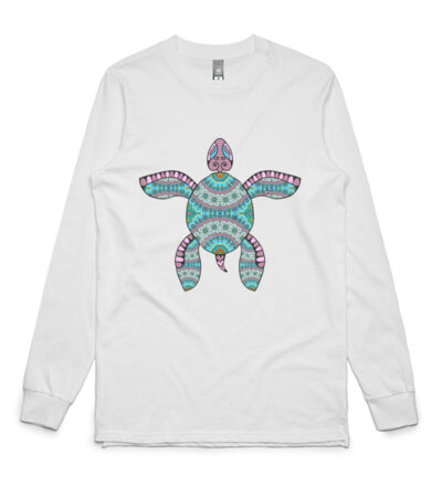 Turquoise Turtle - Mens Base Longsleeve Tee Thumbnail
