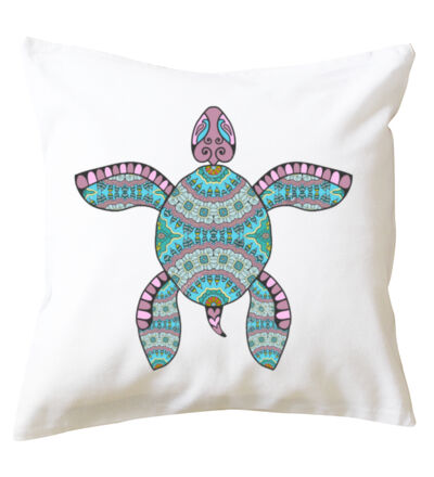 Turquoise Turtle - Cushion cover Thumbnail