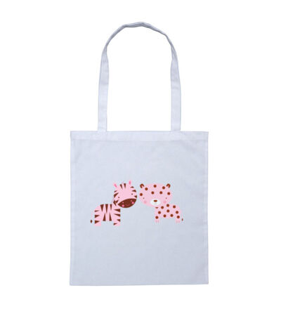 Zebra and Leopard - Tote Bag Thumbnail