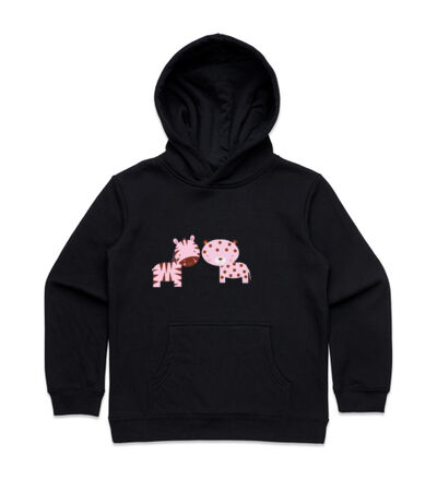 Zebra and Leopard - Kids Supply Hoodie Thumbnail