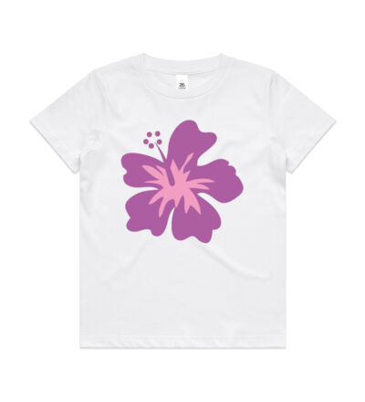 Pink Hibiscus - Kids Youth T shirt Thumbnail