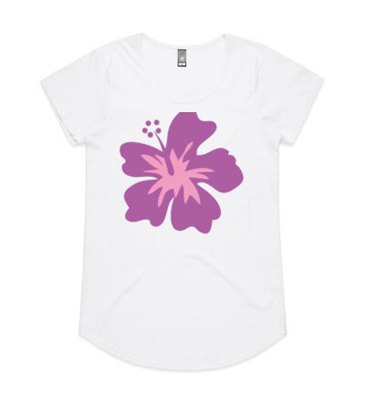 Pink Hibiscus - Womens Mali Tee Thumbnail