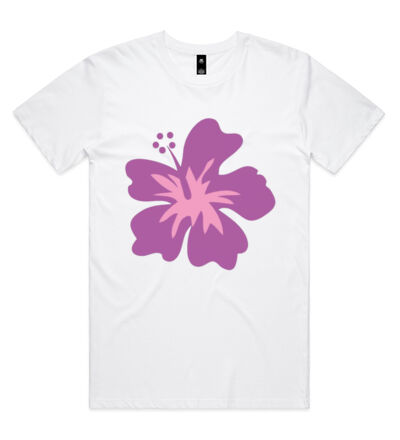Pink Hibiscus - Mens Staple T shirt Thumbnail