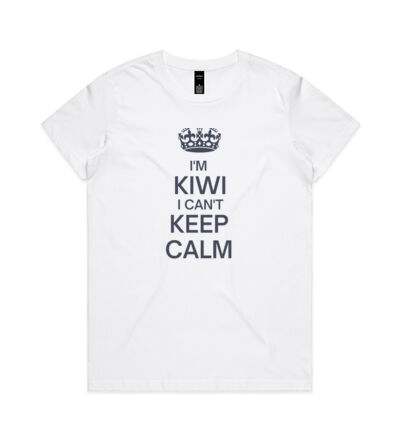 I'm Kiwi I can't keep calm. - Womens Maple Tee Thumbnail