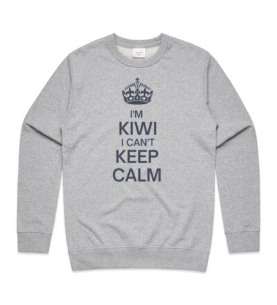 I'm Kiwi I can't keep calm. - Mens Premium Crew Thumbnail