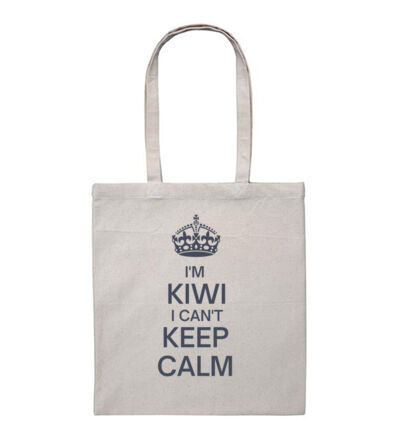 I'm Kiwi I can't keep calm. - Heavy Duty Canvas Tote Bag Thumbnail