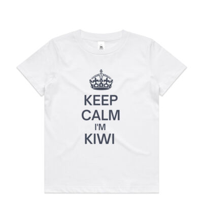 Keep Calm I'm Kiwi - Kids Youth T shirt Thumbnail
