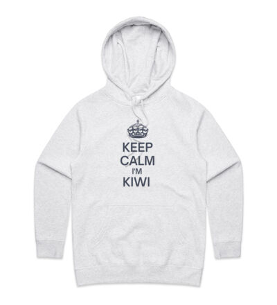 Keep Calm I'm Kiwi - Womens Supply Hood Thumbnail