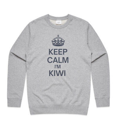 Keep Calm I'm Kiwi - Mens Premium Crew Thumbnail