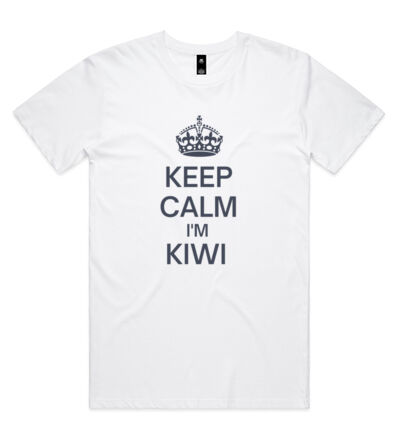 Keep Calm I'm Kiwi - Mens Staple T shirt Thumbnail