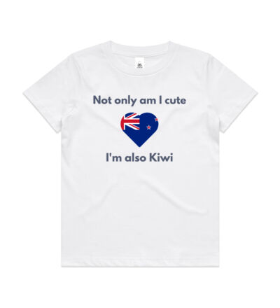 Cute and Kiwi - Kids Youth T shirt Thumbnail
