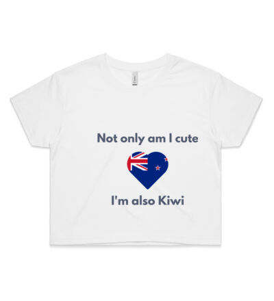 Cute and Kiwi - Womens Crop Tee Thumbnail