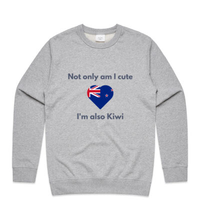 Cute and Kiwi - Mens Premium Crew Thumbnail