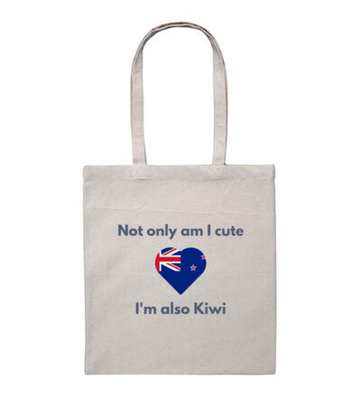 Cute and Kiwi - Heavy Duty Canvas Tote Bag Thumbnail