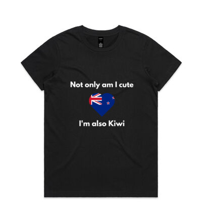 Cute and Kiwi - Womens Maple Tee Thumbnail