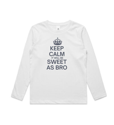 Keep Calm Sweet As - Kids Longsleeve Tee Thumbnail
