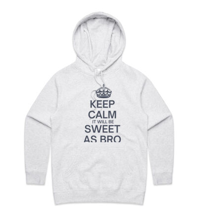 Keep Calm Sweet As - Womens Supply Hood Thumbnail