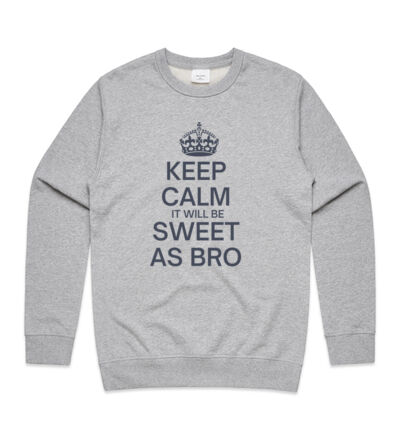 Keep Calm Sweet As - Mens Premium Crew Thumbnail