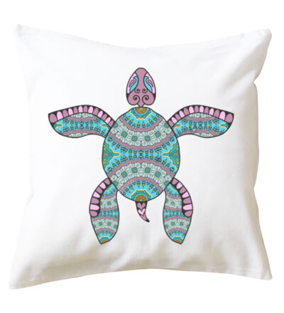 Turquoise Turtle - Cushion cover Thumbnail