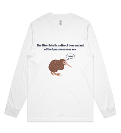 Kiwi Tyrannosarus Rex - Mens General Long Sleeve Tee Thumbnail