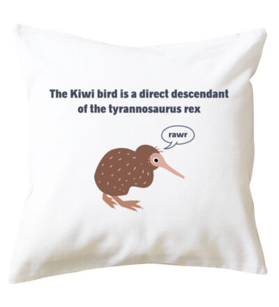 Kiwi Tyrannosarus Rex - Cushion cover Thumbnail
