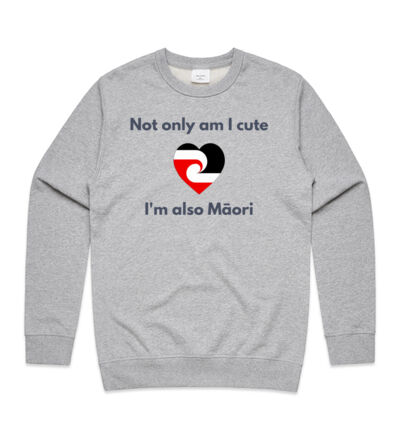 Cute and Maori - Mens Premium Crew Thumbnail