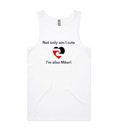 Cute and Maori - Mens Lowdown Singlet Thumbnail