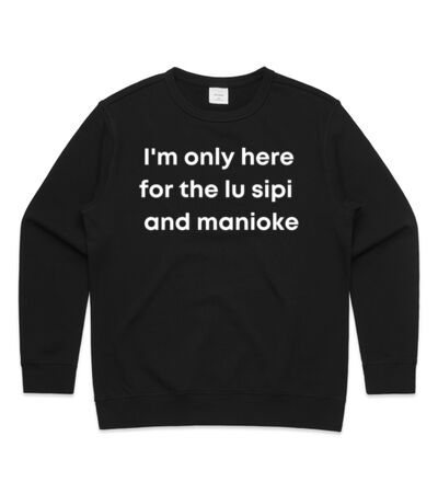 I'm only here for the lu sipi - Womens Premium Crew Thumbnail