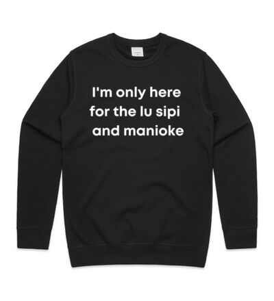 I'm only here for the lu sipi - Mens Premium Crew Thumbnail