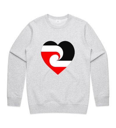 Maori Heart - Mens Premium Crew Thumbnail