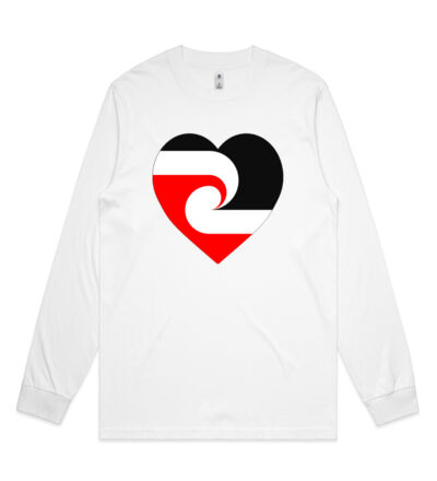 Maori Heart - Mens General Long Sleeve Tee Thumbnail
