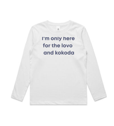 Only here for the lovo - Kids Longsleeve Tee Thumbnail