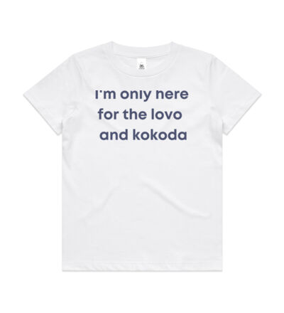 Only here for the lovo - Kids Youth T shirt Thumbnail