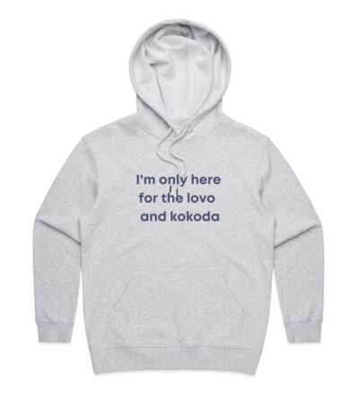 Only here for the lovo - Womens Premium Hood Thumbnail