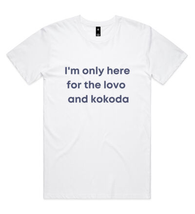 Only here for the lovo - Mens Staple T shirt Thumbnail