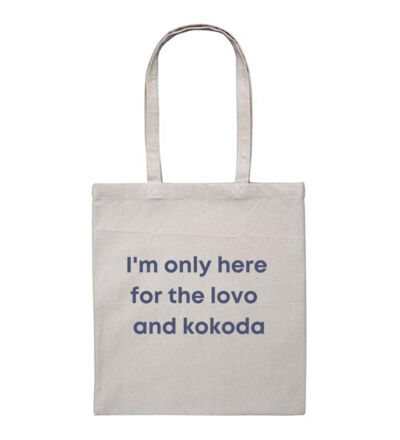 Only here for the lovo - Heavy Duty Canvas Tote Bag Thumbnail