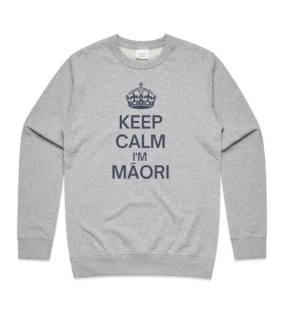 Calm and Maori - Mens Premium Crew Thumbnail