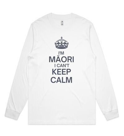 I'm Maori I can't keep calm - Mens General Long Sleeve Tee Thumbnail