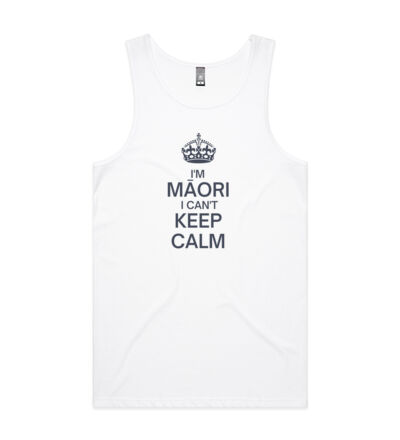 I'm Maori I can't keep calm - Mens Lowdown Singlet Thumbnail