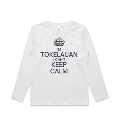I'm Tokelauan I can't keep calm. - Kids Longsleeve Tee Thumbnail