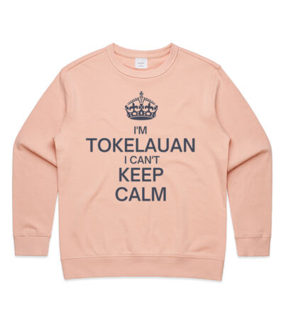 I'm Tokelauan I can't keep calm. - Womens Premium Crew Thumbnail