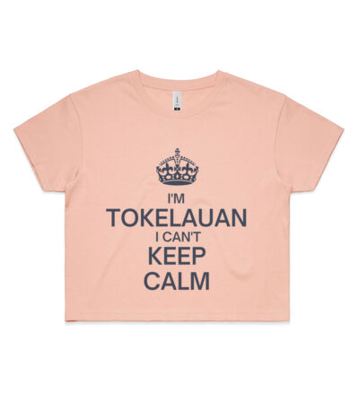 I'm Tokelauan I can't keep calm. - Womens Crop Tee Thumbnail