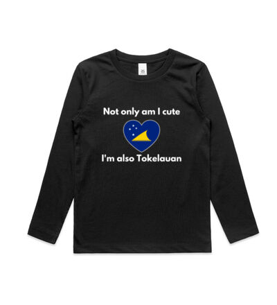 Cute and Tokelauan - Kids Longsleeve Tee Thumbnail