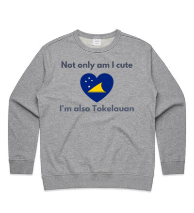 Cute and Tokelauan - Womens Premium Crew Thumbnail