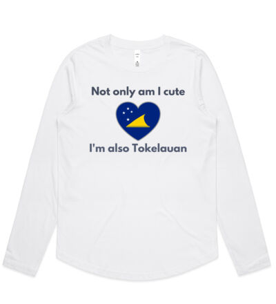 Cute and Tokelauan - Womens Curve Longsleeve Tee Thumbnail