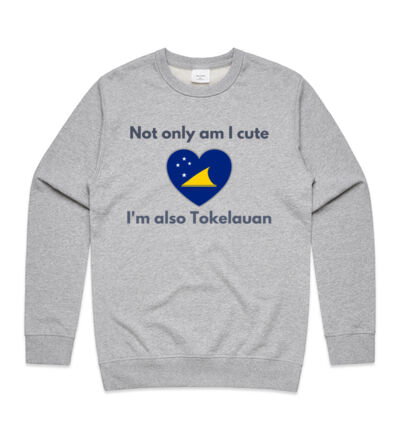 Cute and Tokelauan - Mens Premium Crew Thumbnail