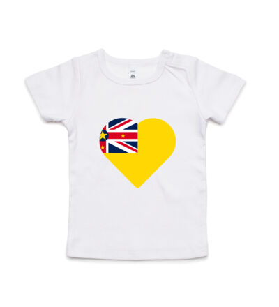 My heart is Niuean - Kids Wee Tee Thumbnail