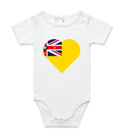 My heart is Niuean - Mini-Me One-Piece Thumbnail